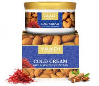 Vaadi Herbal Cold Cream with Almond Oil, Aloe Vera & Saffron 150 gm